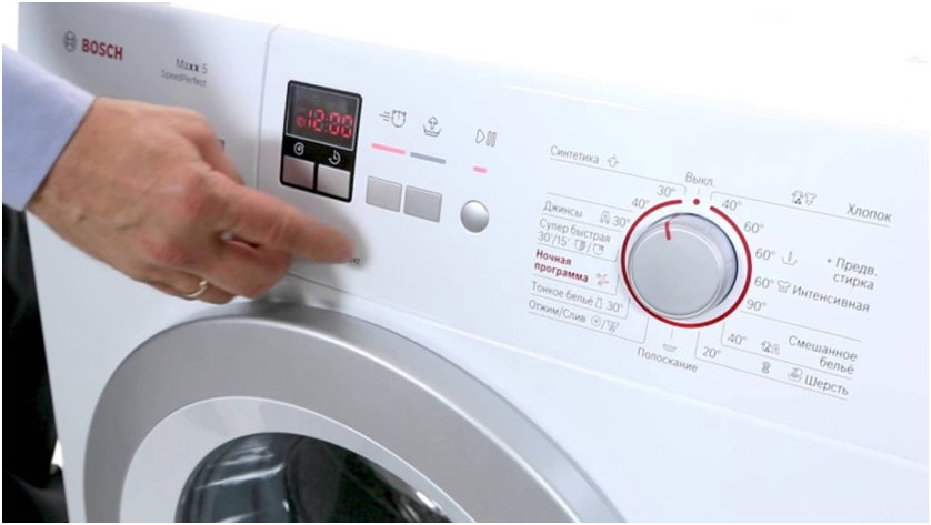 Ошибка D07 в стиральной машине Bosch