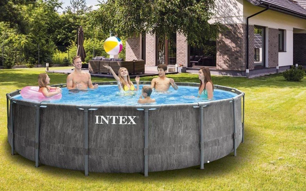Как собрать каркасный бассейн Intex