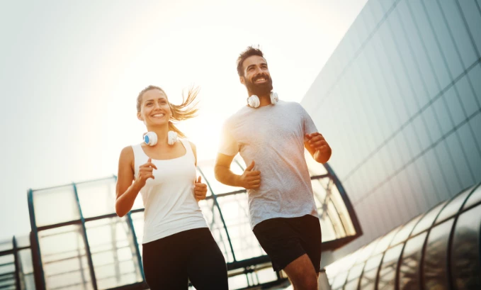 running couple