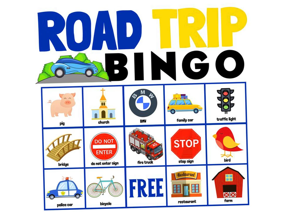 Road Trip Bingo