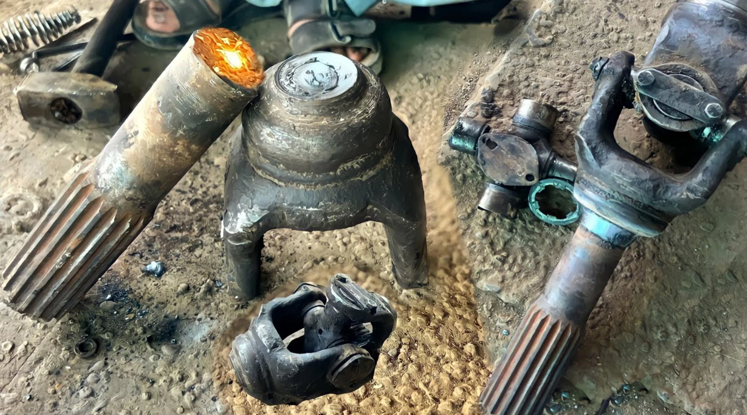 розламаний кардан