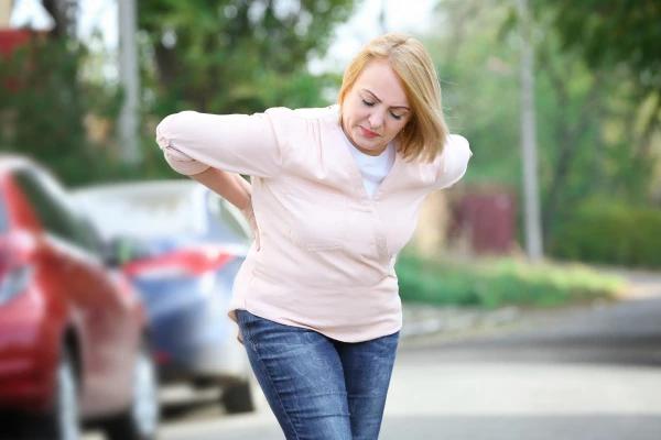 woman with lower back pain Stem Cell Research