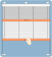 Штори плісе VS3