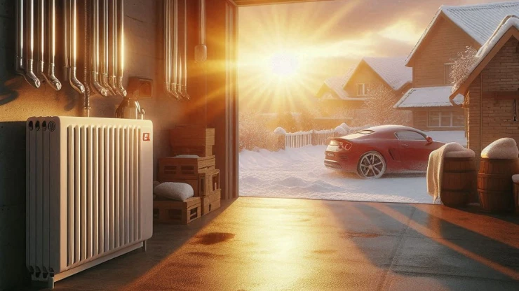 выбор наилучшего способа обогрева гаража в зимний период