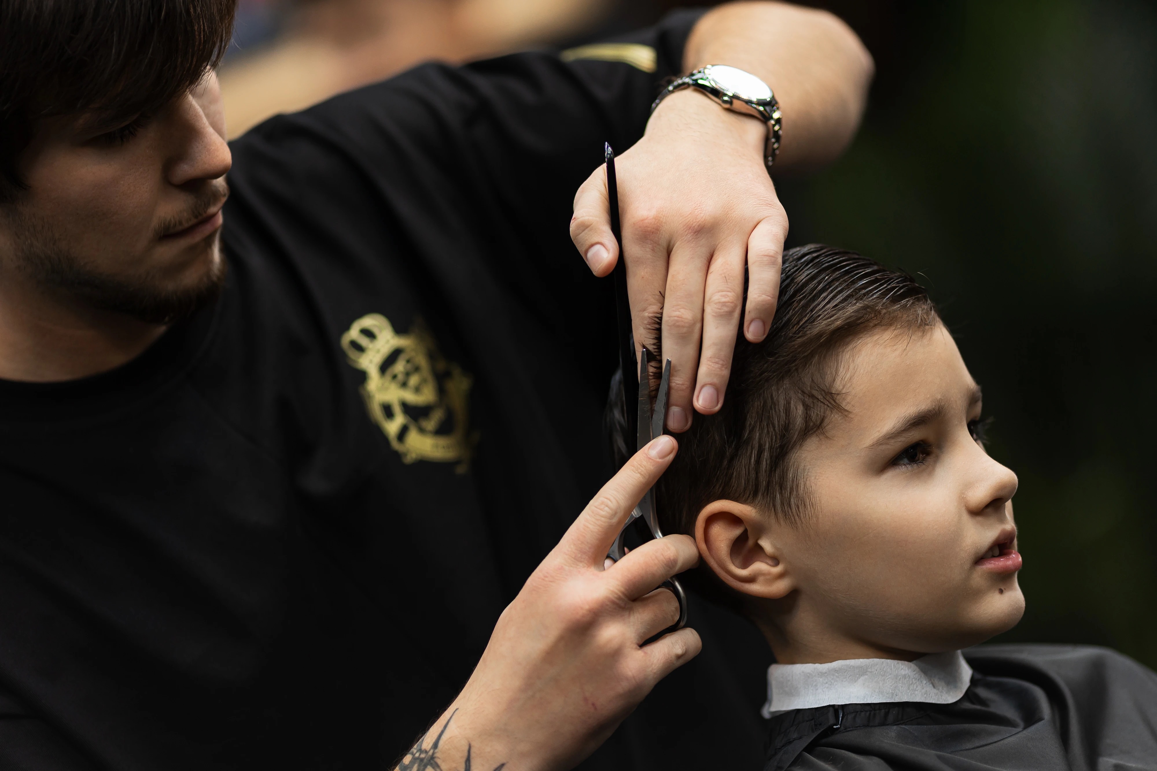 Детская стрижка barbershop Киев Barberking