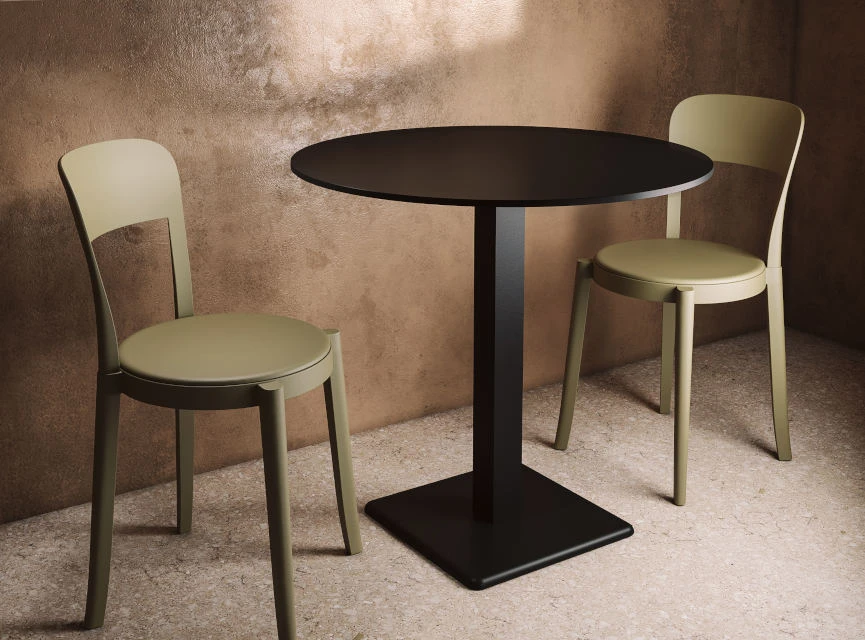 Стіл для ресторану зі стільцями від бренду COLOS, Італія