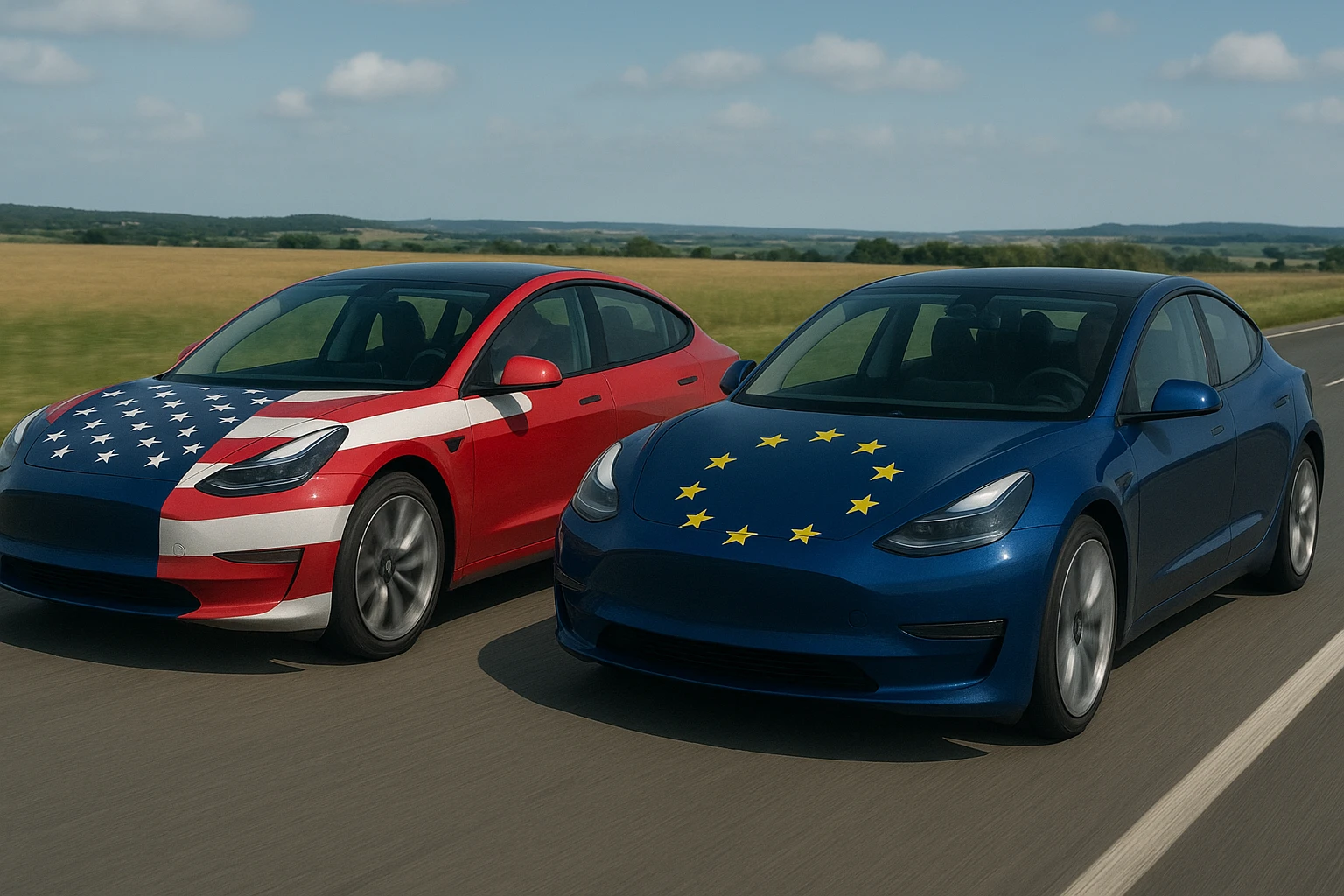 Zakup używanej Tesli z USA i z Europy