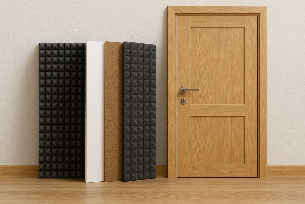 Soundproofing of interior doors