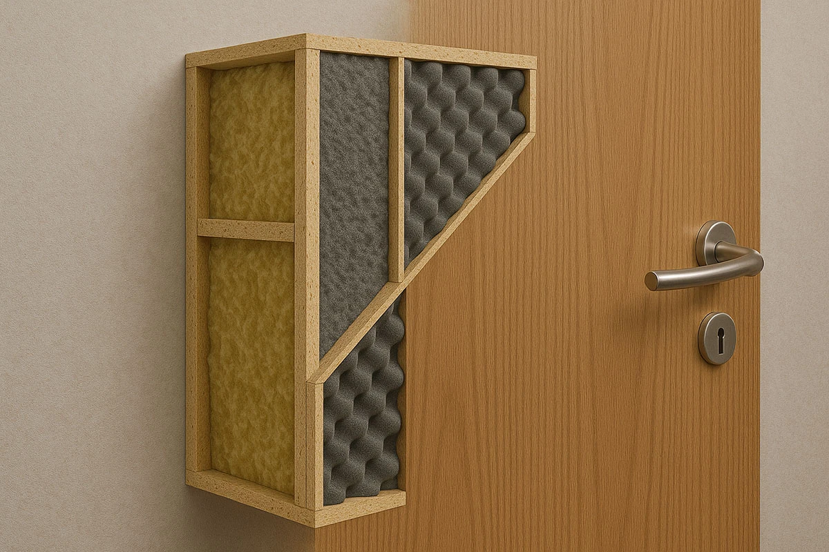 Main methods of soundproofing interior doors