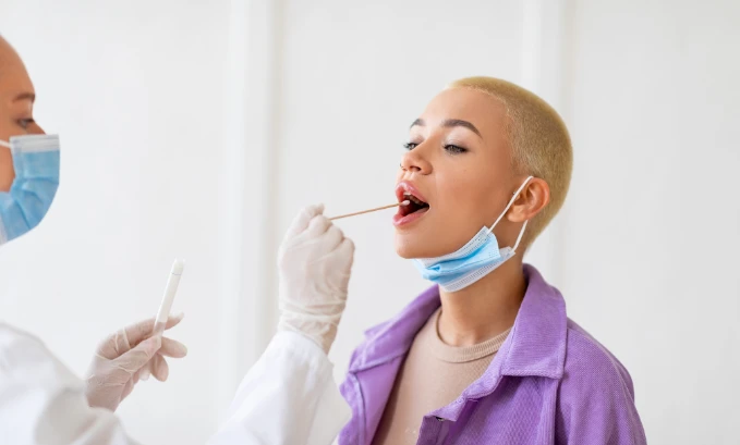 mouth swab testing