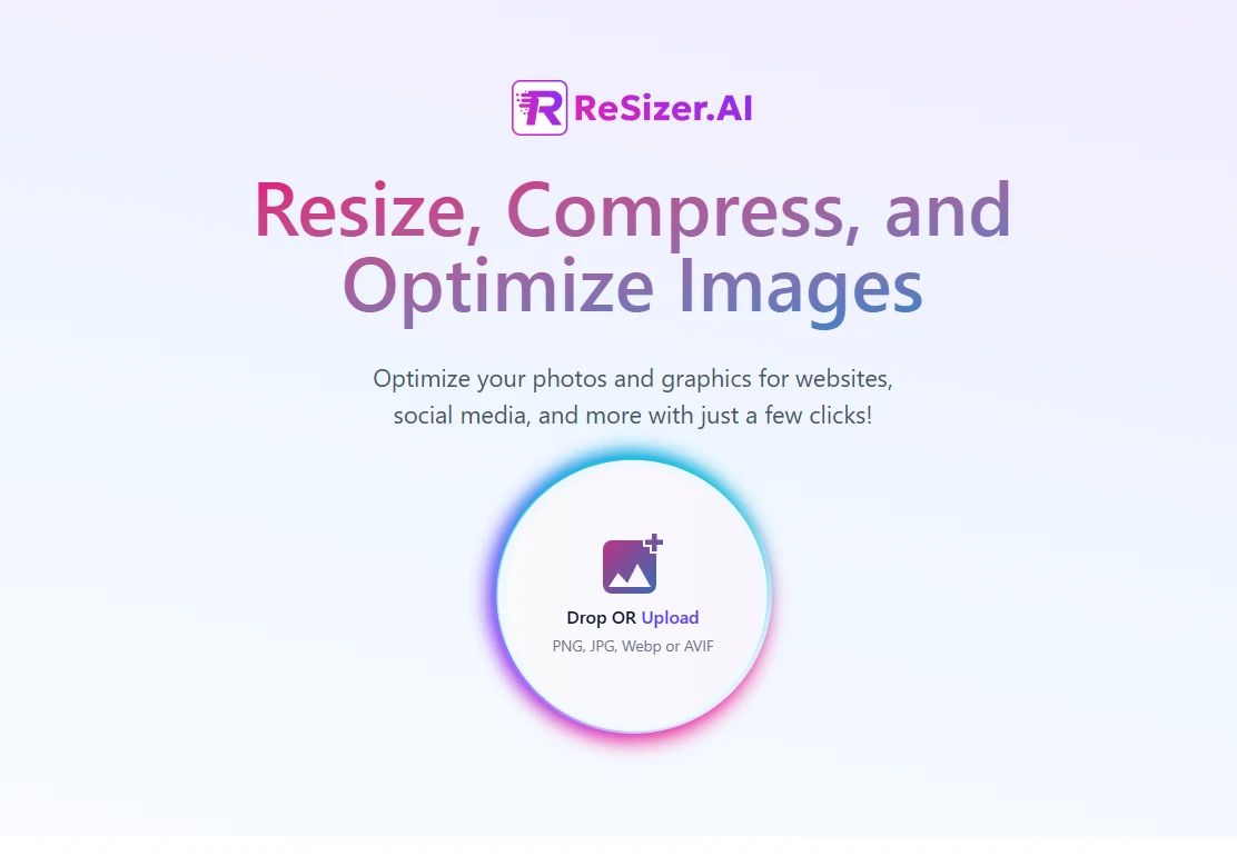 AI Image Resizer and Compressor