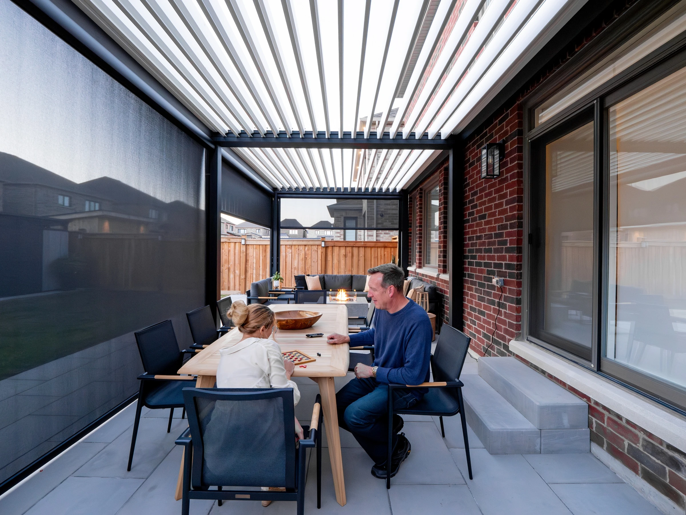 metal roof pergolas