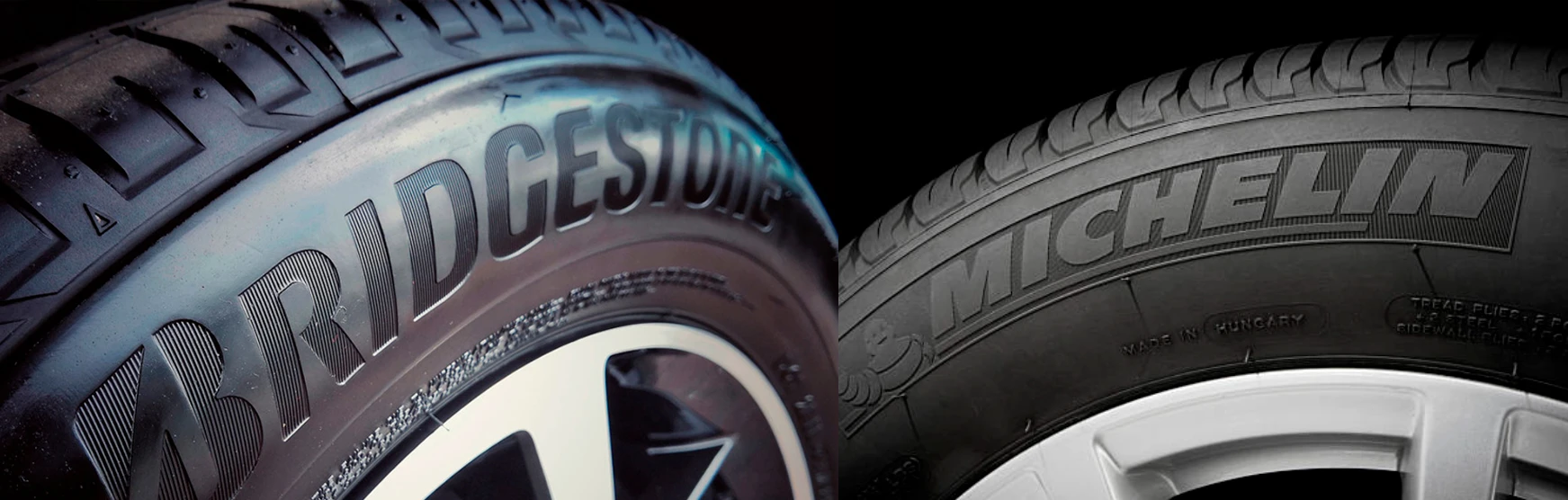Порівняння шин брендів Michelin vs Bridgestone