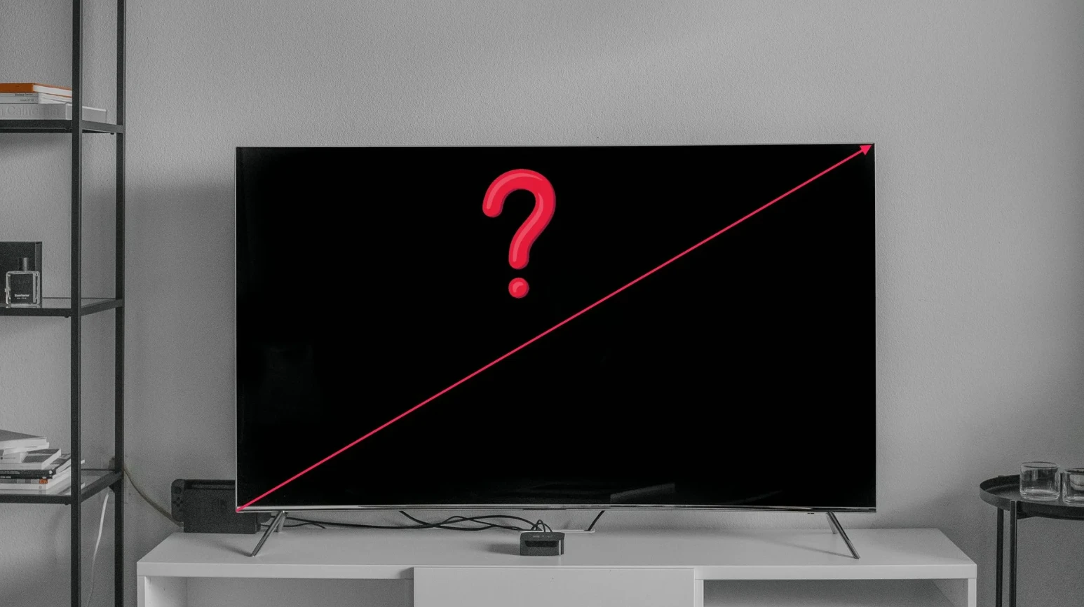 Як виміряти діагональ телевізора рулеткою