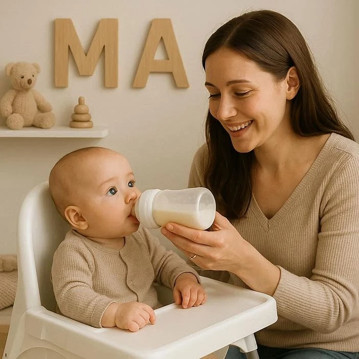 Як правильно перейти з грудного молока на дитячу суміш