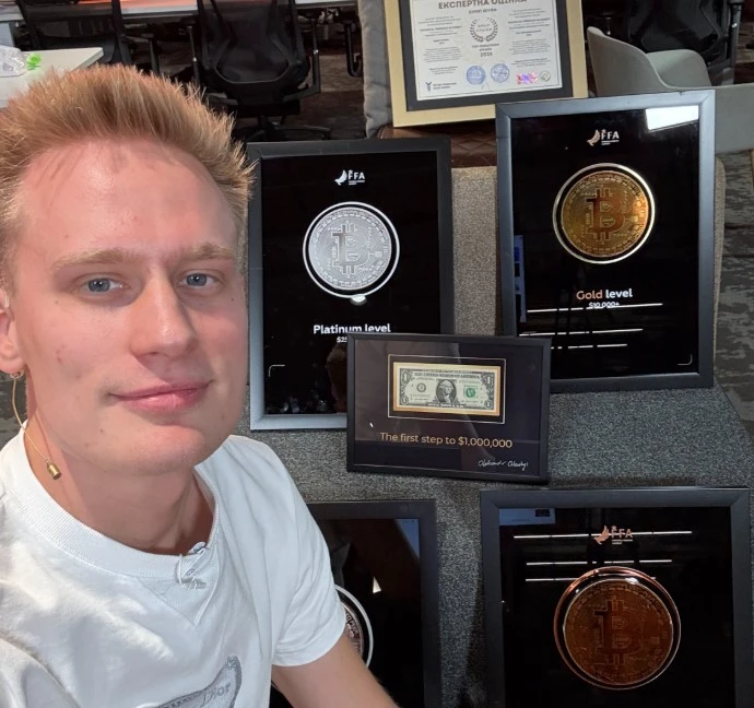 Oleksandr Orlovskyi as a crypto trader