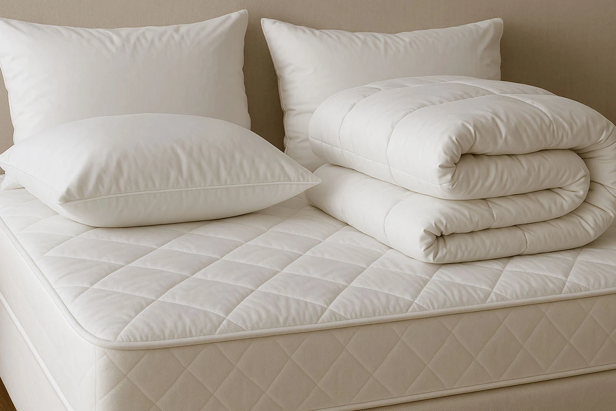 подушки, ковдри, матраци