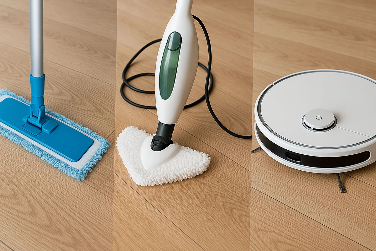Швабра, парогенератор чи робот-пилосос
