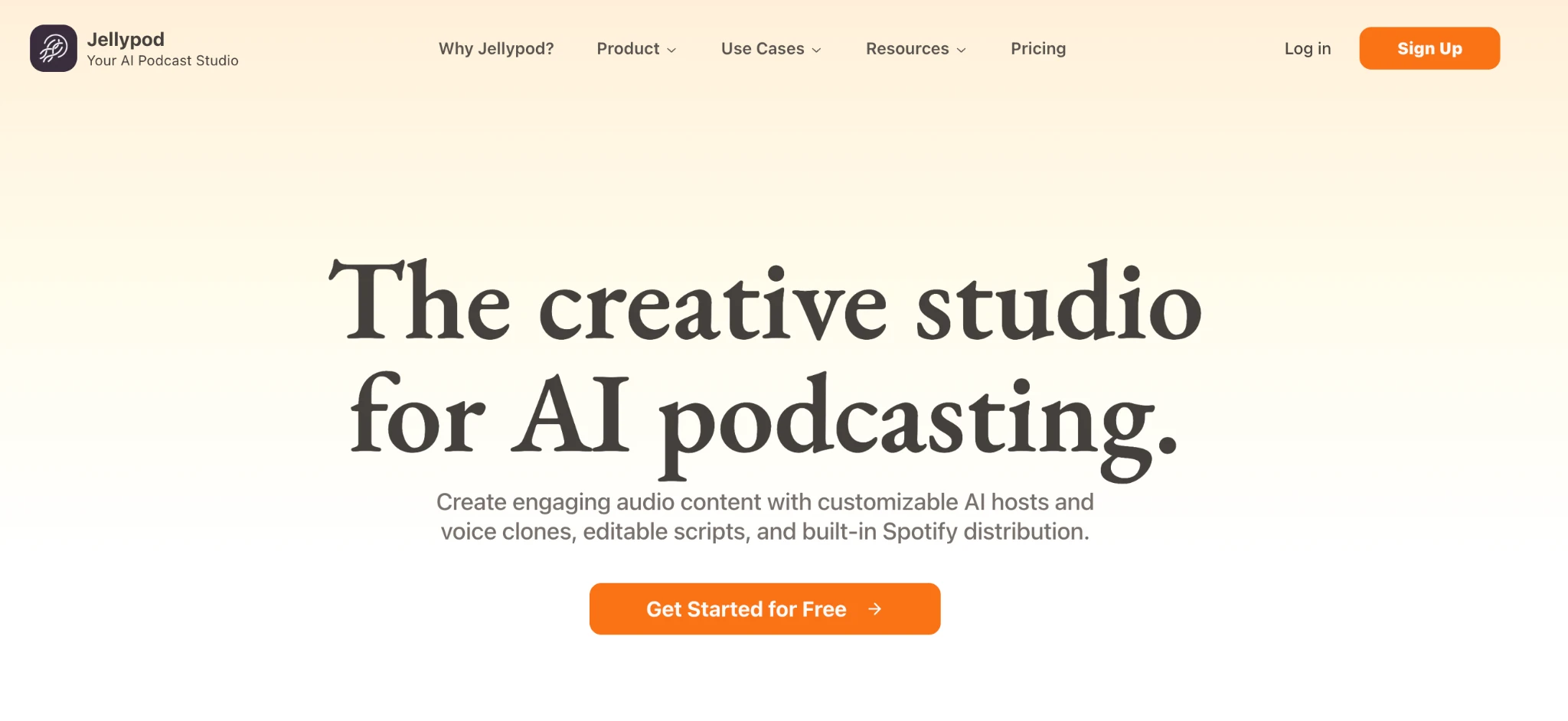 10 Best AI Podcast Generators in 2025 — The Complete Guide (Tested & Reviewed) 4 Jellypod AI Podcast studio