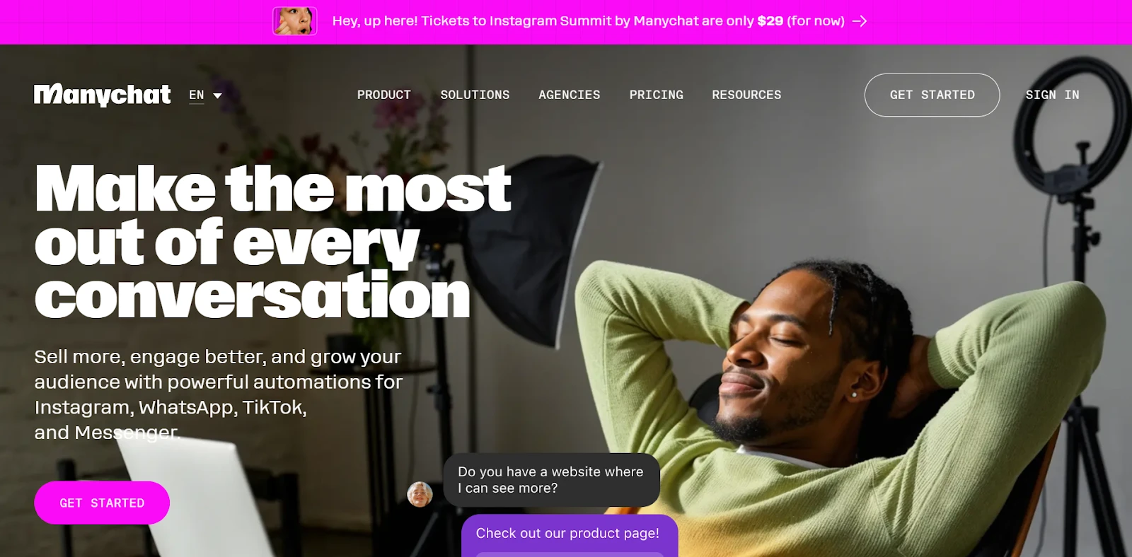 5 Best Chatbot Tools for Ecommerce (Deep Dive with Pricing & Features) 2 ManyChat