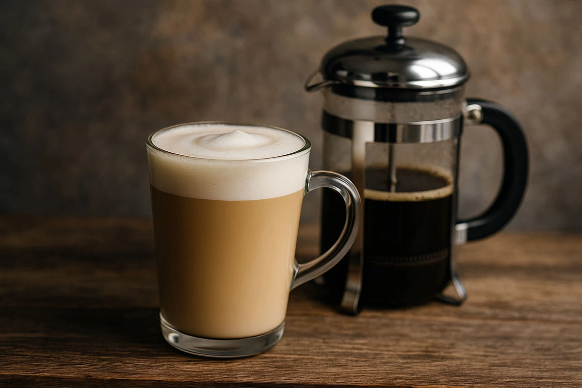 лате френч-прес