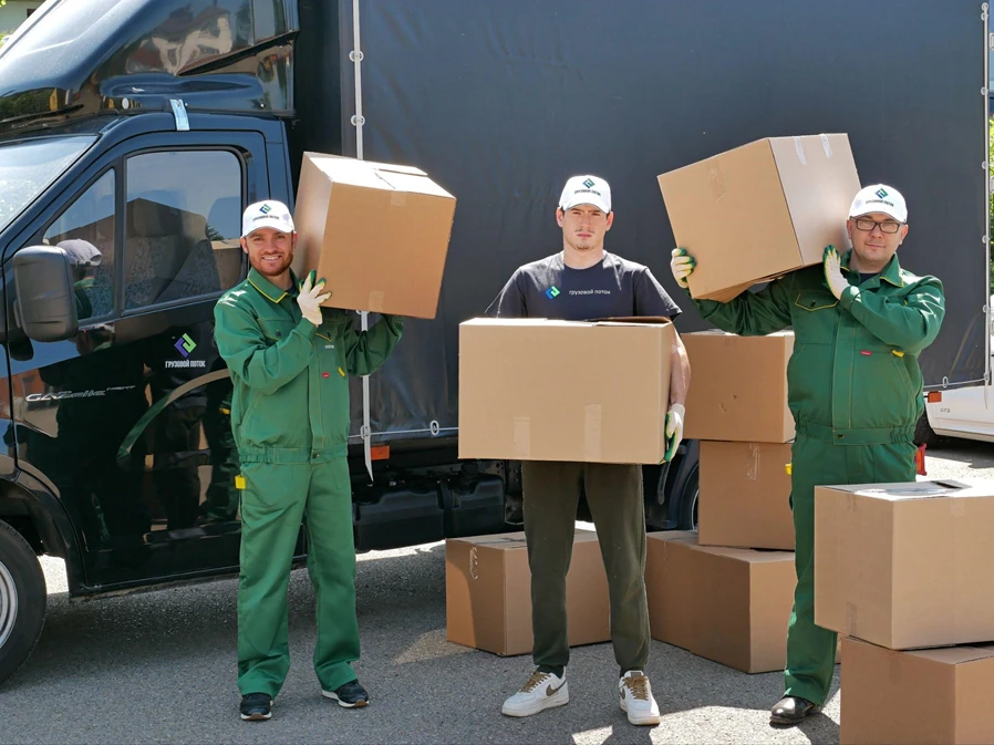 Работа службы грузового такси