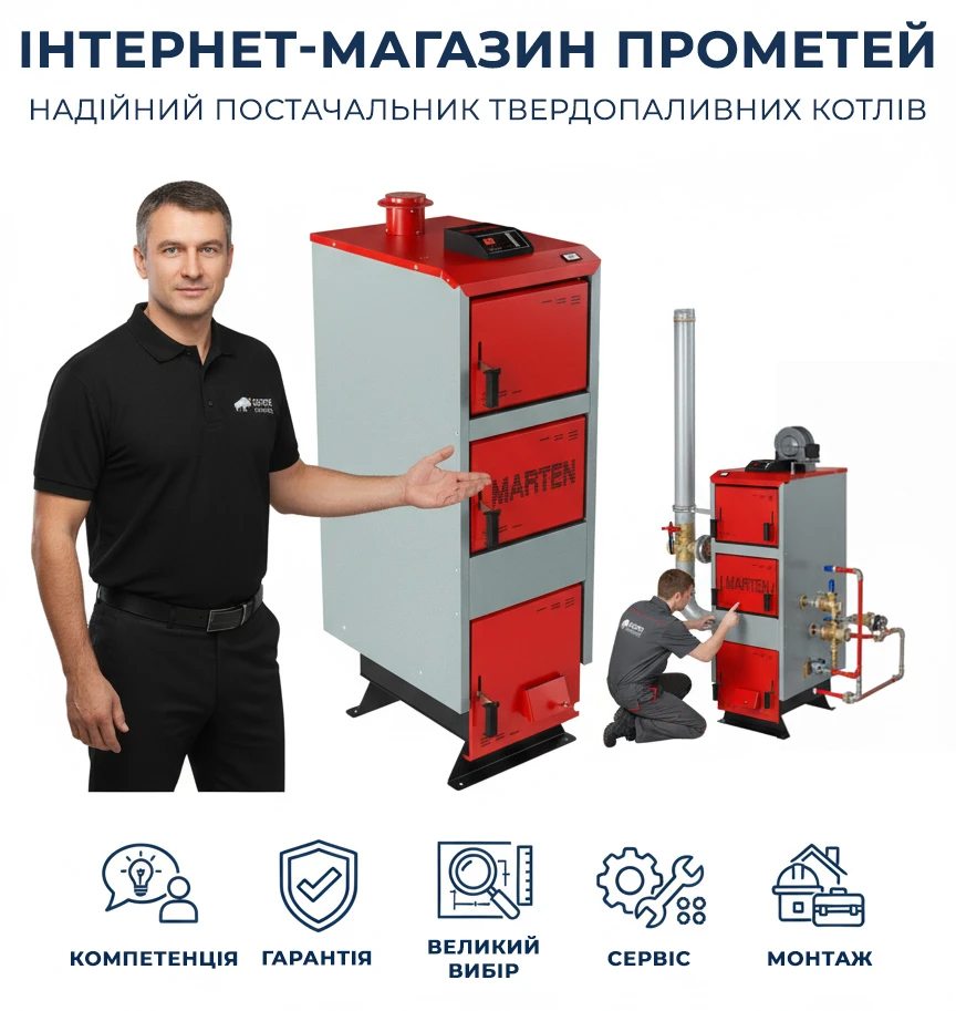 Прометей - експерти в галузі опалення та твердопаливних котлів