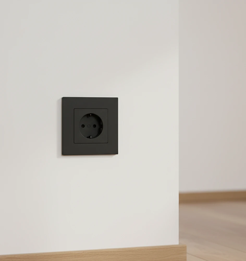 Чорна рамка Lumina-Intens на світлих стінах