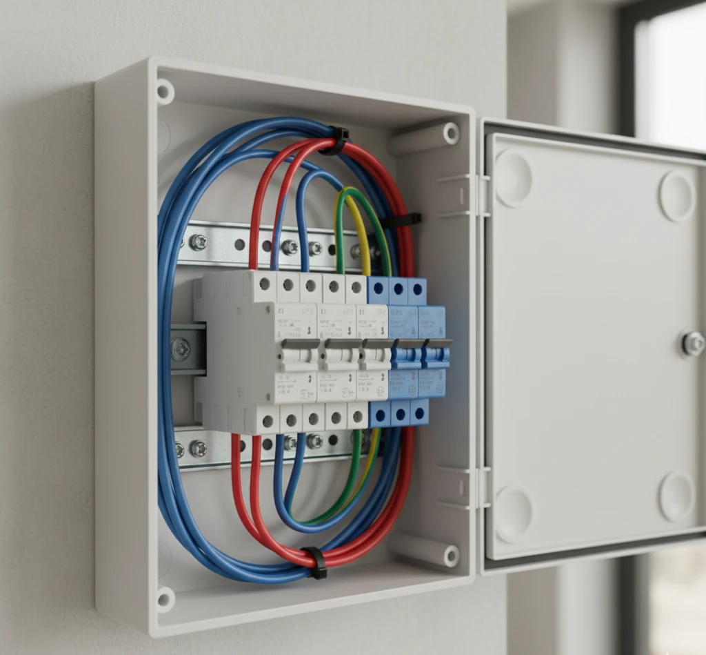 Диференціальні реле встановлені в електричному щитку