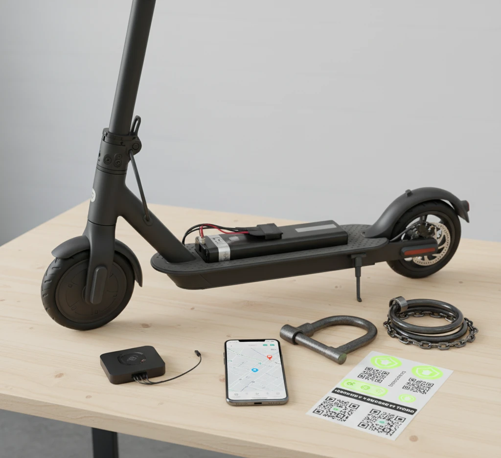 Дополнительные способы защиты самоката - GPS трекер и маркировка