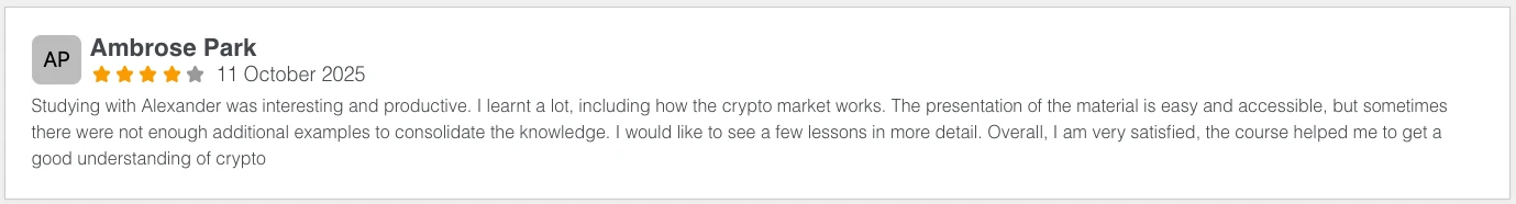 Reviews about Oleksandr Orlovskyi