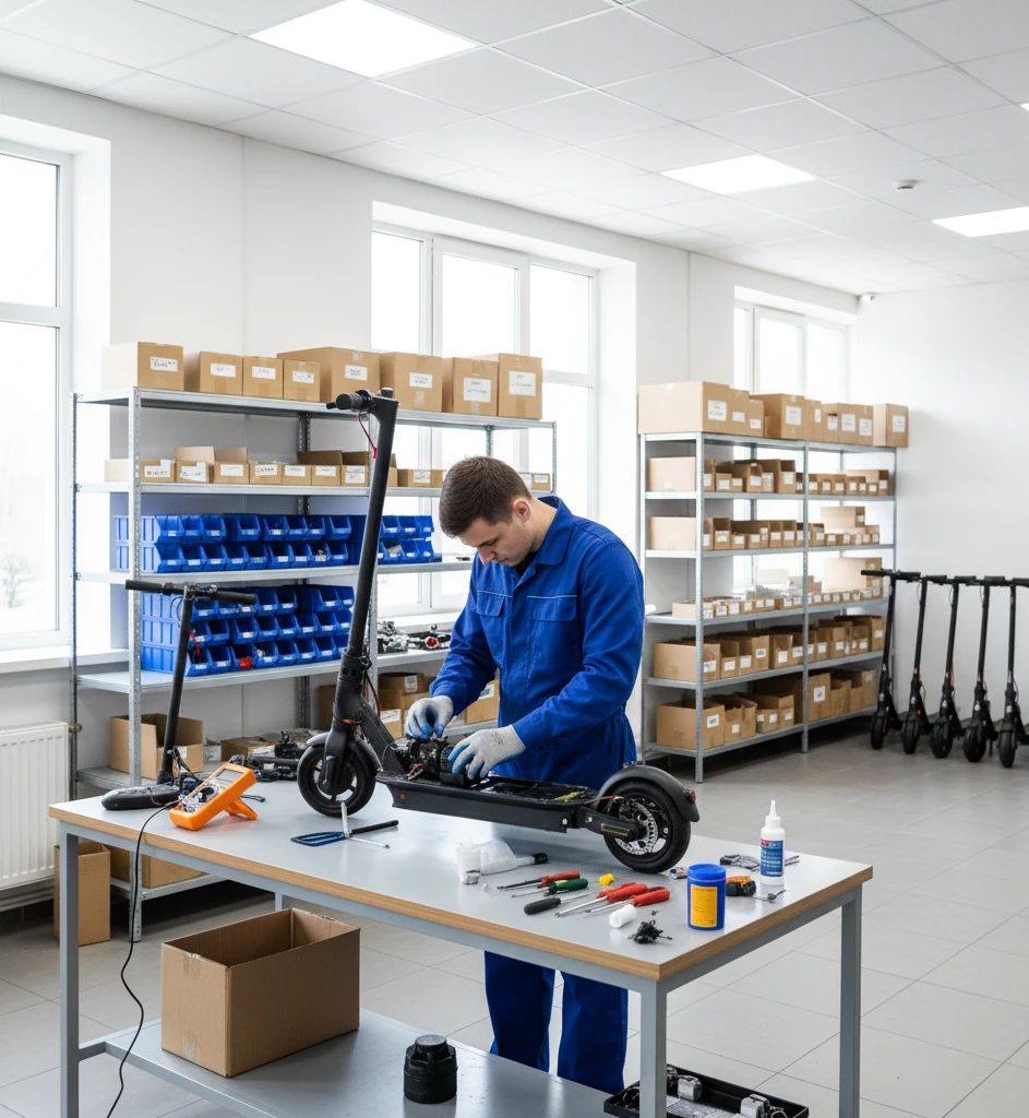 Ремонт електросамоката Kugoo в сервісному центрі