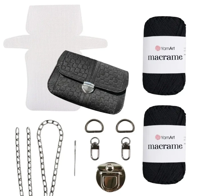 Набор «Сумка макраме по канве» Набор «Сумка макраме по канве»