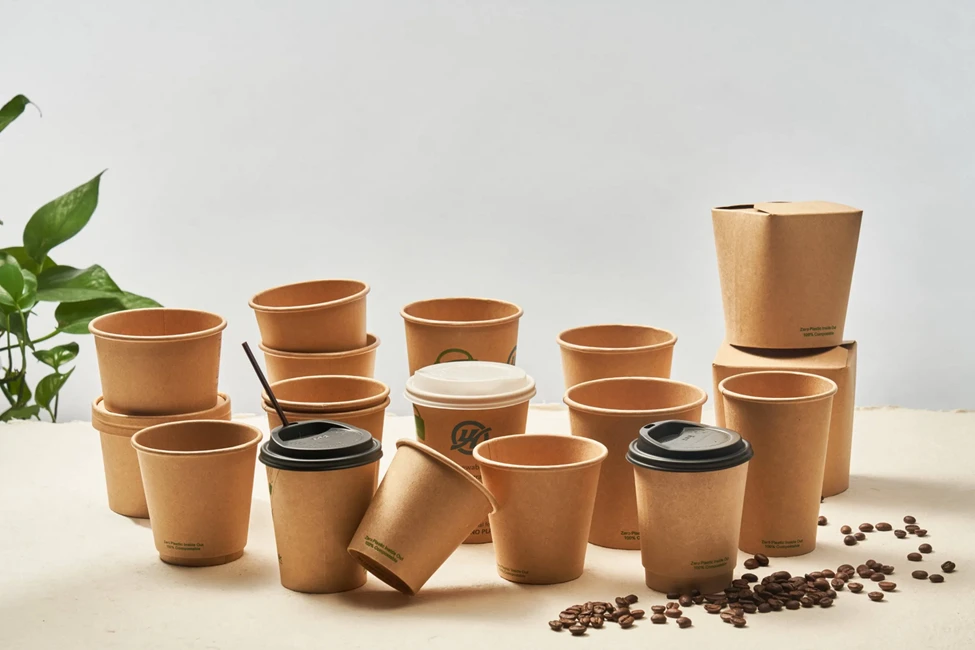 Стаканчики из крафт-бумаги