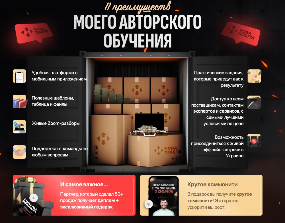 Преимущества авторского курса Михаила Хомича