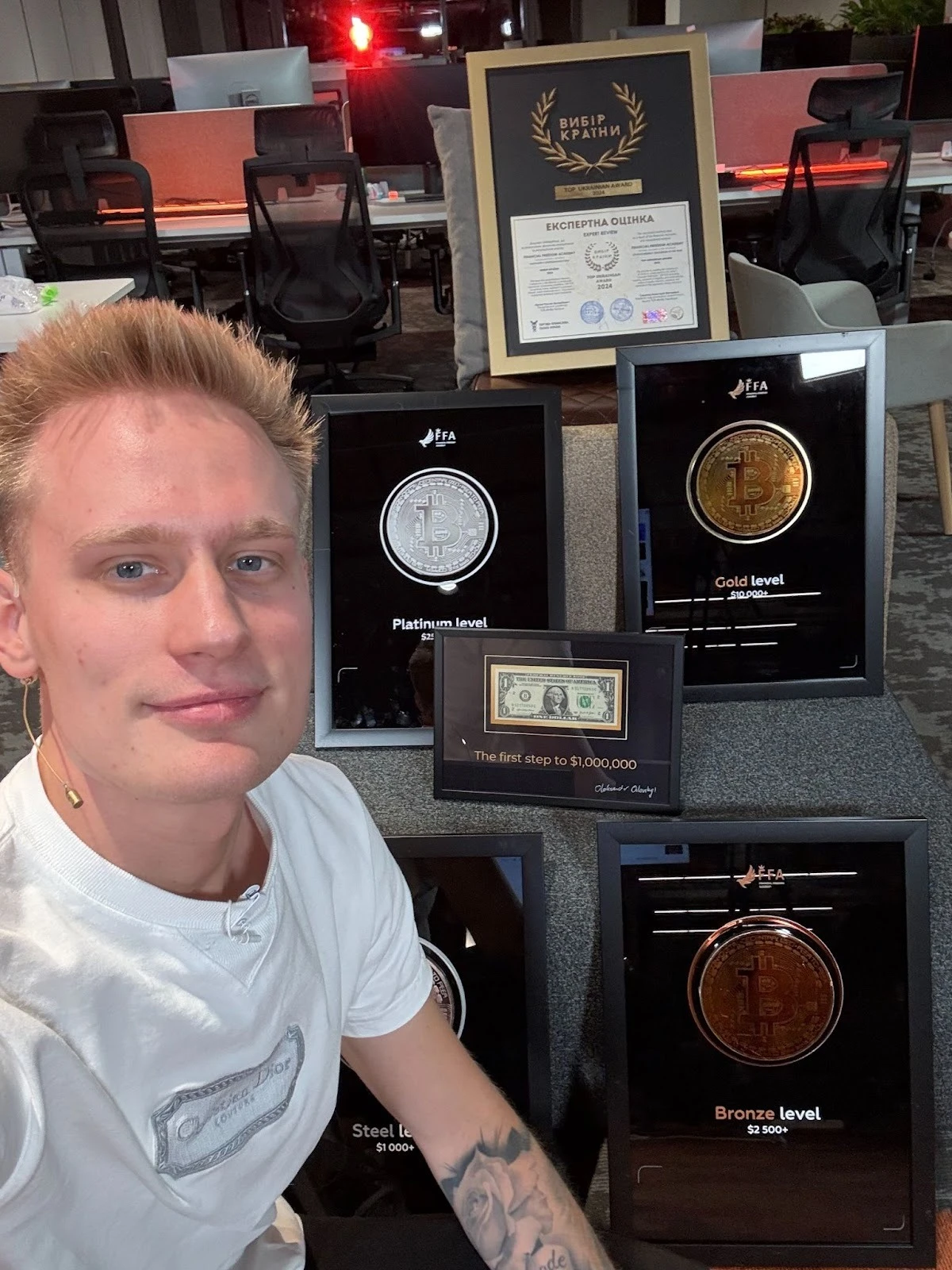 Александр Орловский и награды, полученные академией FFA