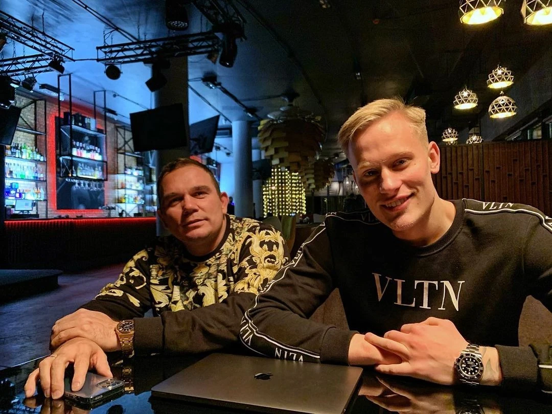 Олександр Орловський зі своїм наставником