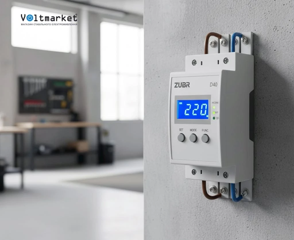 Реле ZUBR D40: качественная модели по выгодной цене в Вольтмаркет Почему стоит выбрать реле ZUBR D40 для домашней и офисной сети