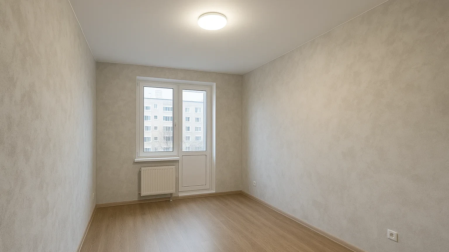 Декоративна штукатурка на стіні підкреслює нерівності основи