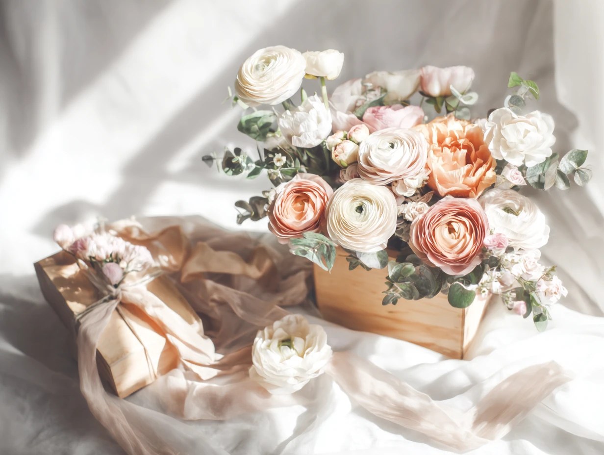 букет в коробці