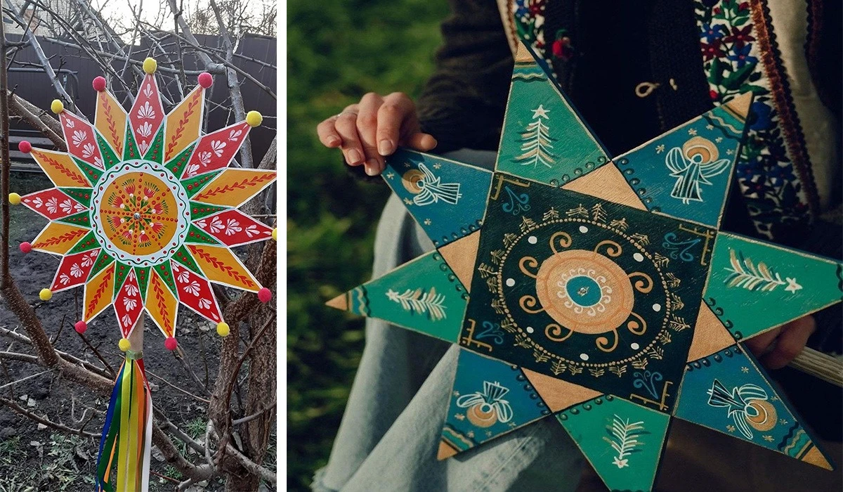 Різдвяна зірка своїми руками