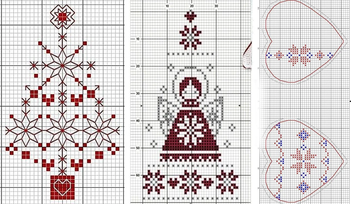 Класика Різдва: Схеми для хрестика