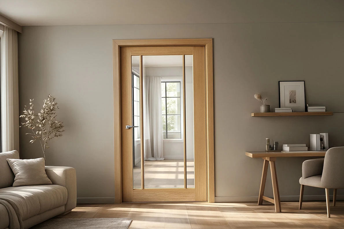 Transparent Interior Door