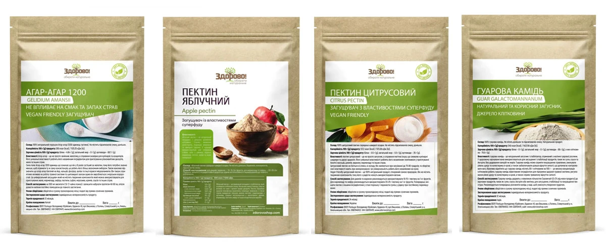 Натуральные загустители Здорово