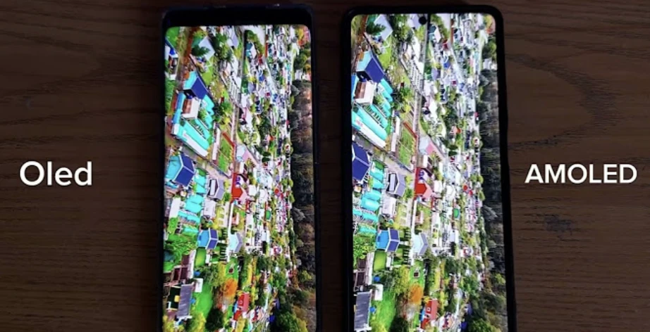 Визуальная разница между оригиналом и копией дисплея