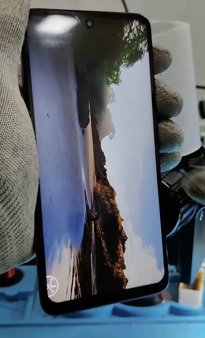 Оригінальний дисплей Moto G84 з рамкою Complete Assembly