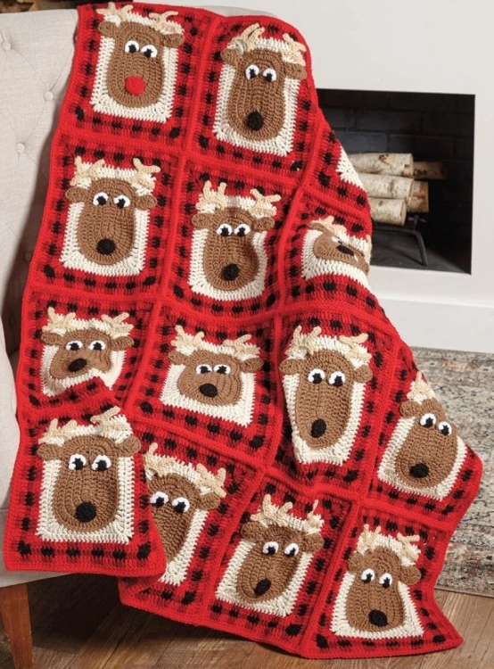 Пледи з Granny Square (класичні бабусині квадрати)