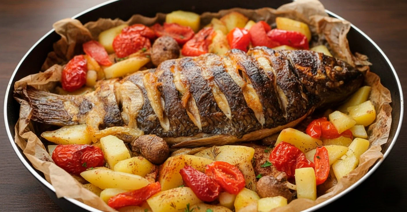 Запечена риба на Різдво &mdash; золотиста, соковита та ароматна