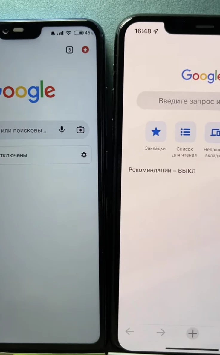 Порівняння OLED оригіналу та LCD копії для Redmi Note 10s
