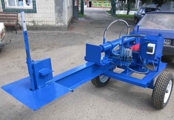 Зовнішній вигляд та особливостіі гідравлічного колуна